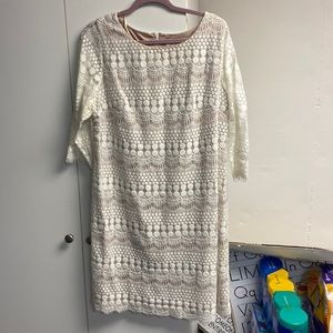 Beautiful dress worn once to a wedding size 14